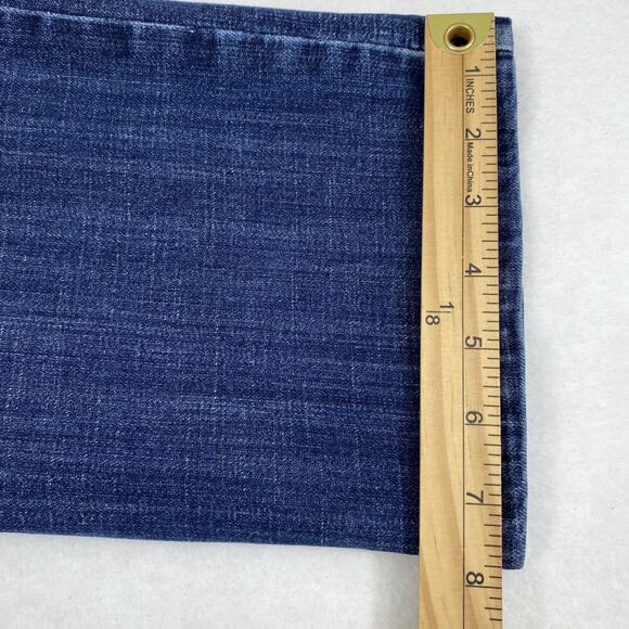 Lee‎ Jeans Womens Size 14 Short Dark Wash Denim Relaxed Fit Straight Mid Rise - Picture 10 of 12